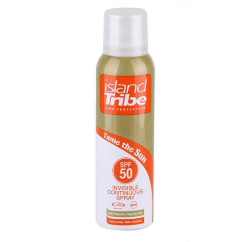 Island Tribe SPF 50 continuous clear gel spray 125 ml Island Tribe SPF 50 continuous clear gel spray 125 ml