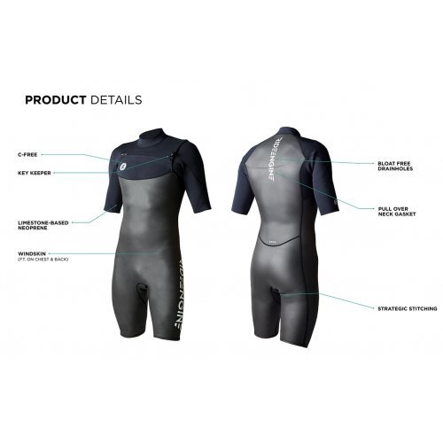 Гідрокостюм Ride Engine Apoc shorty short sleeve front zip 2/2 Гідрокостюм Ride Engine Apoc shorty short sleeve front zip 2/2