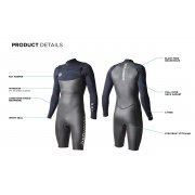 Гідрокостюм Ride Engine Apoc shorty long sleeve front zip 2/2