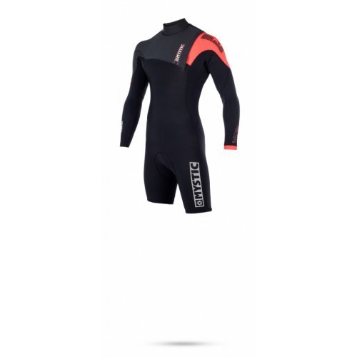 Гідрокостюм Mystic Majestic Longarm Shorty 3/2mm Zipfree Black Гідрокостюм Mystic Majestic Longarm Shorty 3/2mm Zipfree Black
