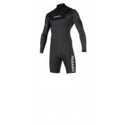 Гідрокостюм Mystic Stone Longarm Shorty 3/2 Double Fzip Black