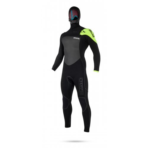 Гідрокостюм Mystic Winter Legend Hooded Fullsuit 5/3mm Black/Lime Гідрокостюм Mystic Winter Legend Hooded Fullsuit 5/3mm Black/Lime