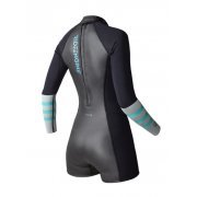 Гідрокостюм Ride Engine женский WMS Almar shorty long sleeve back zip 2/1