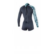 Гідрокостюм Mystic Diva Longarm Shorty 3/2 Bzip Women Grey