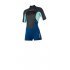 Гідрокостюм Mystic Brand Shorty 3/2mm Bzip Flatlock Women Navy Гідрокостюм Mystic Brand Shorty 3/2mm Bzip Flatlock Women Navy