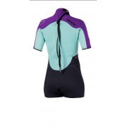 Гідрокостюм Mystic Star Shorty 3/2mm Bzip Flatlock Women Purple
