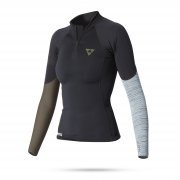 Неопренова футболка Mystic Diva Neo top frontzip Women Grey