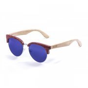 Очки Ocean MEDANO Frame: bamboo brown Arms: natural Lens: revo blue