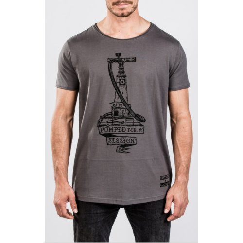 Футболка Mystic Waxed Tee Rock Grey Футболка Mystic Waxed Tee Rock Grey