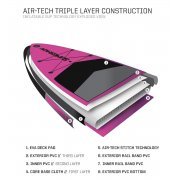 Надувная доска SUP Slingshot Crossbreed 11’ Airtech Package - Fuschia