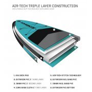 Надувная доска SUP Slingshot Crossbreed 11’ Airtech Package - Aqua