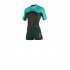 Гідрокостюм Mystic Brand Shorty 3/2mm Bzip Flatlock Women Teal Гідрокостюм Mystic Brand Shorty 3/2mm Bzip Flatlock Women Teal