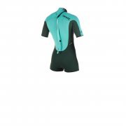 Гідрокостюм Mystic Brand Shorty 3/2mm Bzip Flatlock Women Teal