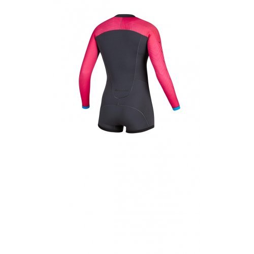 Гідрокостюм Mystic Diva Longarm Shorty 2/2mm Fzip Women Phantom Grey Гідрокостюм Mystic Diva Longarm Shorty 2/2mm Fzip Women Phantom Grey