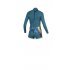 Гідрокостюм Mystic Diva Longarm Shorty 2/2mm Bzip Women Teal Гідрокостюм Mystic Diva Longarm Shorty 2/2mm Bzip Women Teal