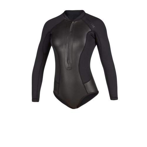 Гідрокостюм Mystic Diva Longarm Super Shorty 2/2mm Fzip Women Black Гідрокостюм Mystic Diva Longarm Super Shorty 2/2mm Fzip Women Black