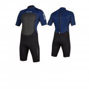 Гідрокостюм Mystic Brand Shorty 3/2mm Bzip Flatlock Navy