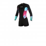 Гідрокостюм Mystic Diva Longarm Shorty 2mm Bzip Women Aurora