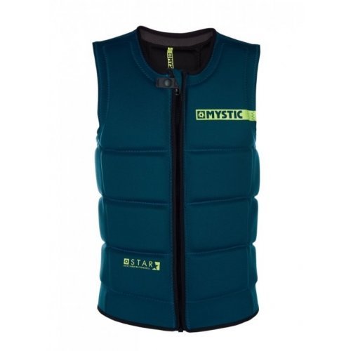 Жилет Mystic Star Impact Vest Fzip Wake CE Teal Жилет Mystic Star Impact Vest Fzip Wake CE Teal