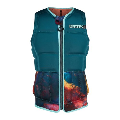 Жилет Mystic Diva Impact Vest Fzip Wake Women CE Winboss Teal Жилет Mystic Diva Impact Vest Fzip Wake Women CE Winboss Teal