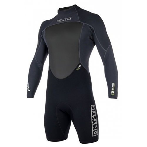Гідрокостюм Mystic Brand Longarm Shorty 3/2mm Bzip Flatlock Navy Гідрокостюм Mystic Brand Longarm Shorty 3/2mm Bzip Flatlock Navy