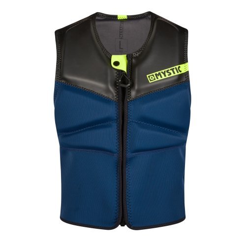 Жилет протиударний Mystic Block Impact Vest Fzip Kite NavyLime Жилет протиударний Mystic Block Impact Vest Fzip Kite NavyLime