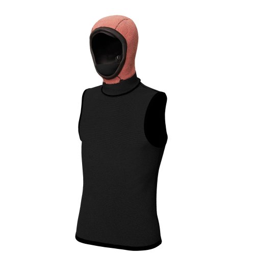 Неопреновый жилет с шлемом Mystic Neoprene Top with hood 3/2mm Black Неопреновый жилет с шлемом Mystic Neoprene Top with hood 3/2mm Black