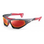 Солнцезащитные очки LIP Surge Matt Graphite - Red / PC Polarized / Levanté Series ML Red Smoke 2549