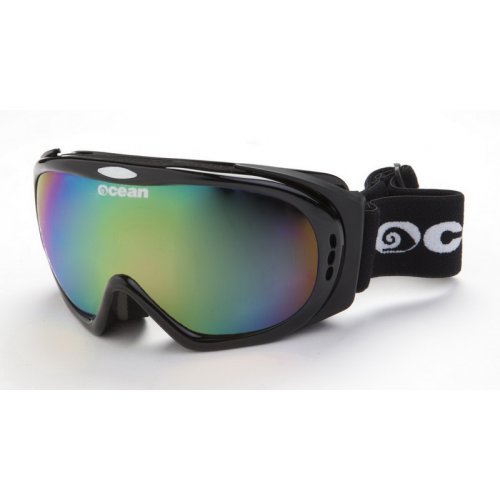 Сноу маска MONT BLACK back rainbow Сноу маска MONT BLACK back rainbow