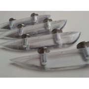 Запчасть - Плавники 6” Wake Fin-clear pack of 4 (4 fins, 8 1/4--20 x 5/8” screws)