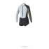 Гидрокостюм Mystic Diva 3/2 D/L Longarm Super Shorty Backzip Women Grey Гидрокостюм Mystic Diva 3/2 D/L Longarm Super Shorty Backzip Women Grey
