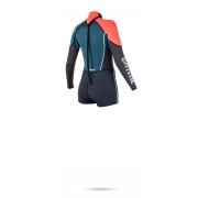 Гідрокостюм Mystic Diva Longarm Shorty 3/2mm Bzip Women Teal 2017