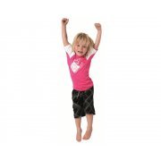 Лайкра Star Rash Vest S/S Kids 375 Pink