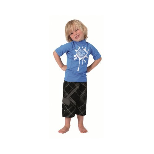 Лайкра Star Rash Vest S/S Kids 400 Blue Лайкра Star Rash Vest S/S Kids 400 Blue
