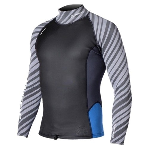 Gust Neoprene Vest L/S Grey/Blue Gust Neoprene Vest L/S Grey/Blue