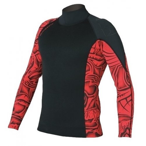 Empire Vest L/S Men Black/Red Empire Vest L/S Men Black/Red