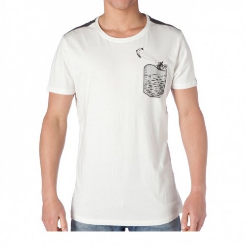 Футболка Mystic Fishy Tee Cloud White Футболка Mystic Fishy Tee Cloud White