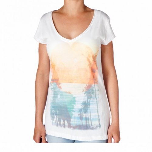 Футболка женская Mystic Ocean View Tee Bright White Футболка женская Mystic Ocean View Tee Bright White
