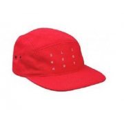 Slingshot Red 5-Panel Grid Hat