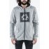 Толстовка Mystic Split Sweat Grey Melee Толстовка Mystic Split Sweat Grey Melee