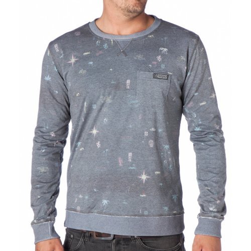 Толстовка Mystic Worldwide Sweat 807 Dark Grey Толстовка Mystic Worldwide Sweat 807 Dark Grey