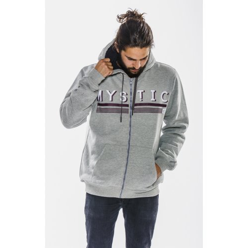 Толстовка Mystic Crude Sweat Grey Melee Толстовка Mystic Crude Sweat Grey Melee