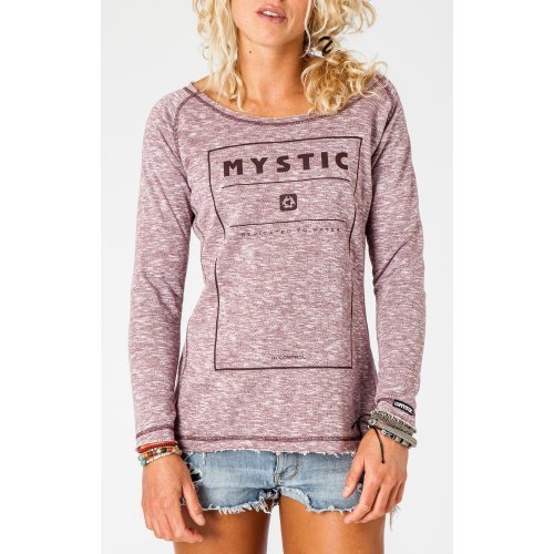 Толстовка женская Mystic Decade Sweat Burgundy Melee Толстовка женская Mystic Decade Sweat Burgundy Melee