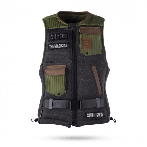 Жилет Mystic The Magician Impact Vest Fzip Wake Army Жилет Mystic The Magician Impact Vest Fzip Wake Army