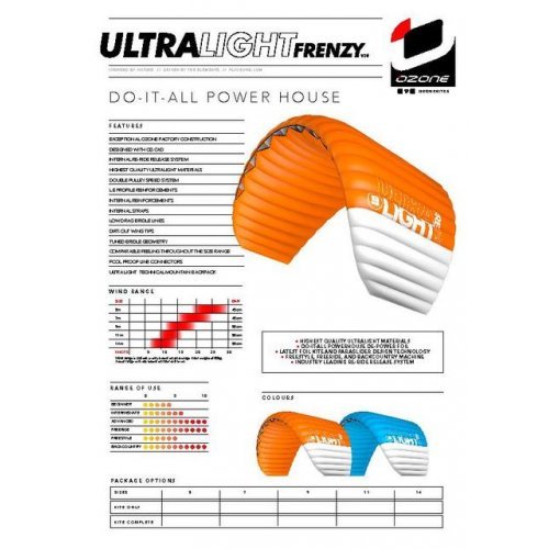 Кайт Ozone Frenzy V10 Ultralight 2017 Кайт Ozone Frenzy V10 Ultralight 2017